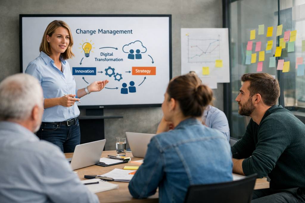 Change-management bei digitalen projekten: menschen erfolgreich mitnehmen und widerstände konstruktiv nutzen